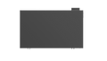 HYXI HALO uitbreidingsbatterij in donkergrijs, rechthoekig design met subtiele textuur en geïntegreerde aansluitpunten aan de bovenkant.